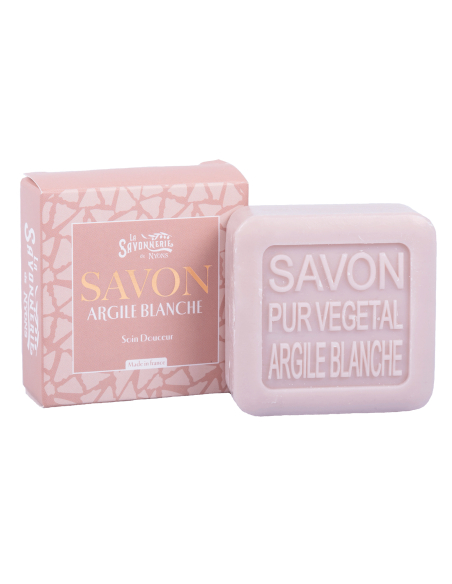 SAVON ARGILE BLANCHE ETUI CARTON 100GR
