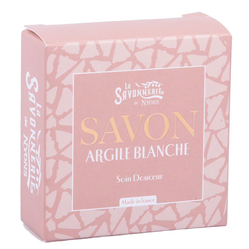 SAVON ARGILE BLANCHE ETUI CARTON 100GR