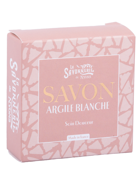 SAVON ARGILE BLANCHE ETUI CARTON 100GR