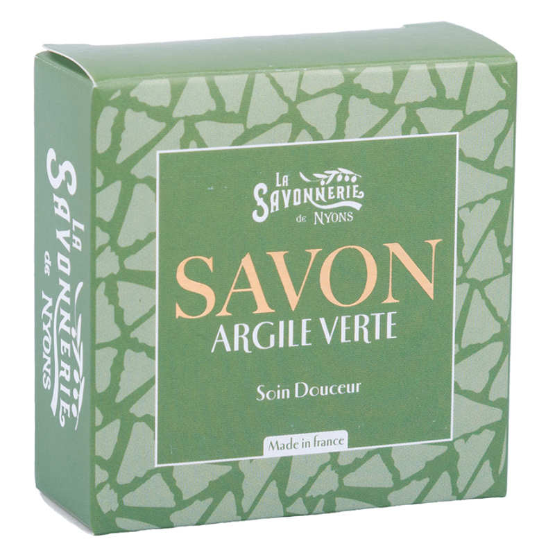 SAVON ARGILE VERTE ETUI CARTON 100GR