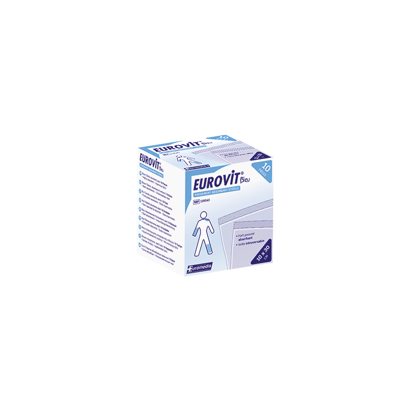 Pansement absorbant stérile EUROVIT...