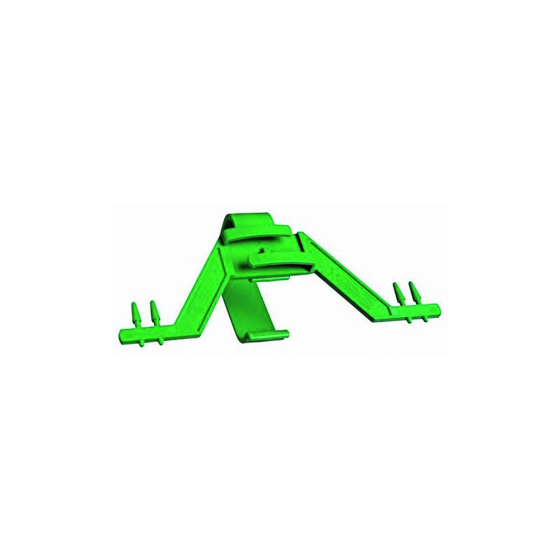 Support pour poche à urine vert