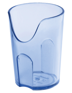 VERRE DECOUPE NASALE BLEU