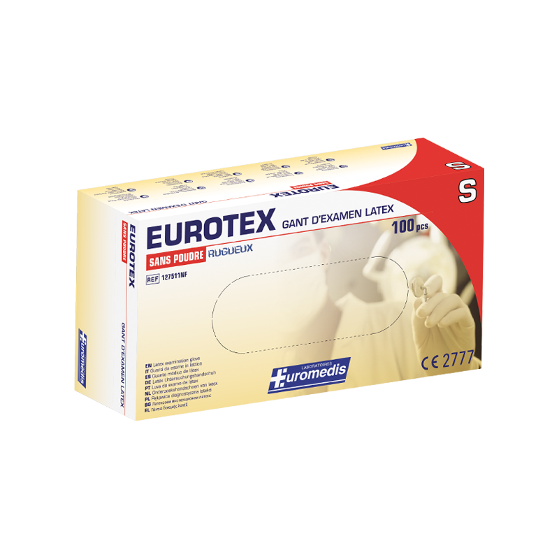 Gant d'examen en latex EUROTEX sans...