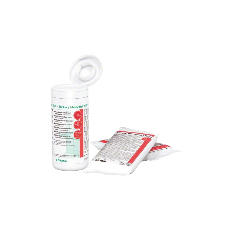 Lingettes désinfectantes Meliseptol...