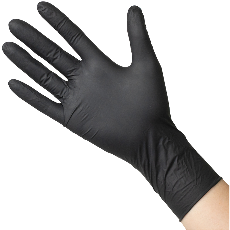 GANT NITRILE NON POUDRE NOIR TXL