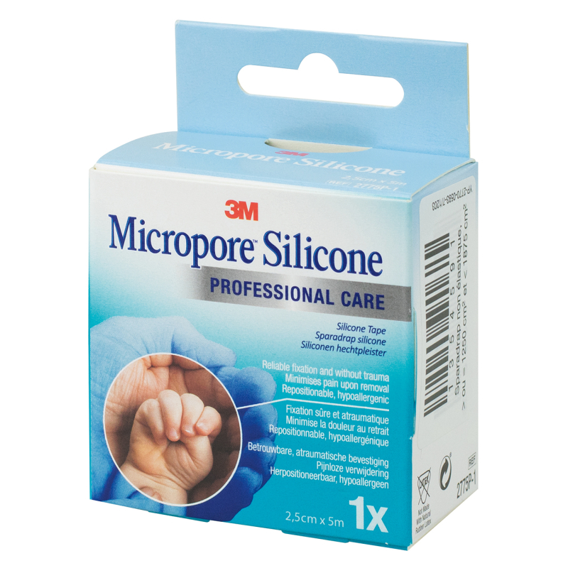 SPARADRAP MICROPORE SILICONE 2,5CMX5M...