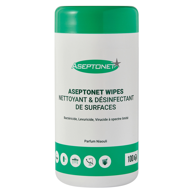 LINGETTE ASEPTONET WIPES 120X200MM