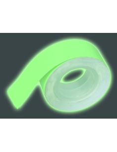 Rouleau adhésif luminescent