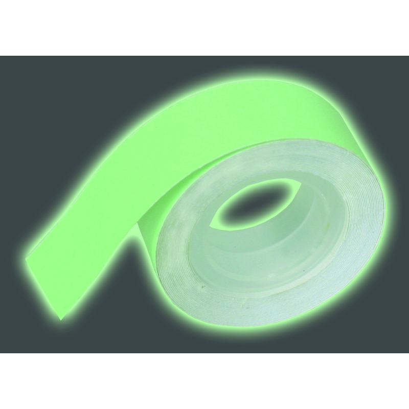 Rouleau adhésif luminescent