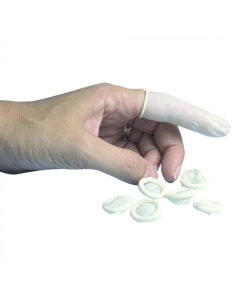 Doigtier roulé latex x100