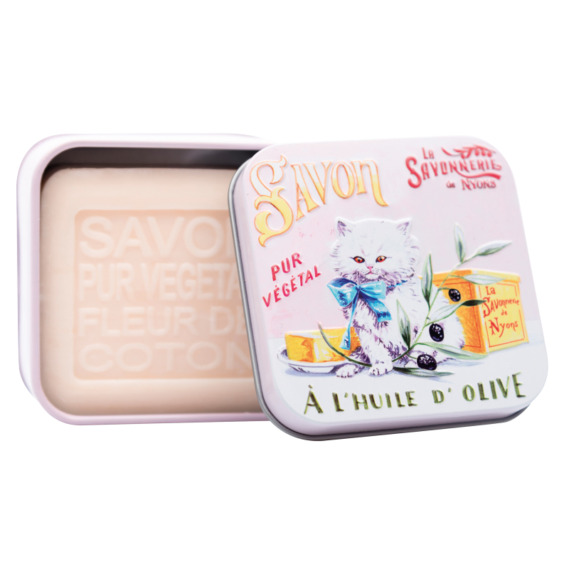 SAVON FLEUR COTON CHAT PERSAN BM 100GR