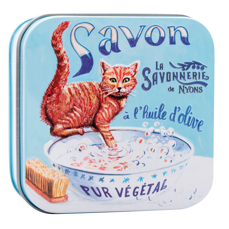 SAVON FLEUR COTON CHAT ROUX BM 100GR