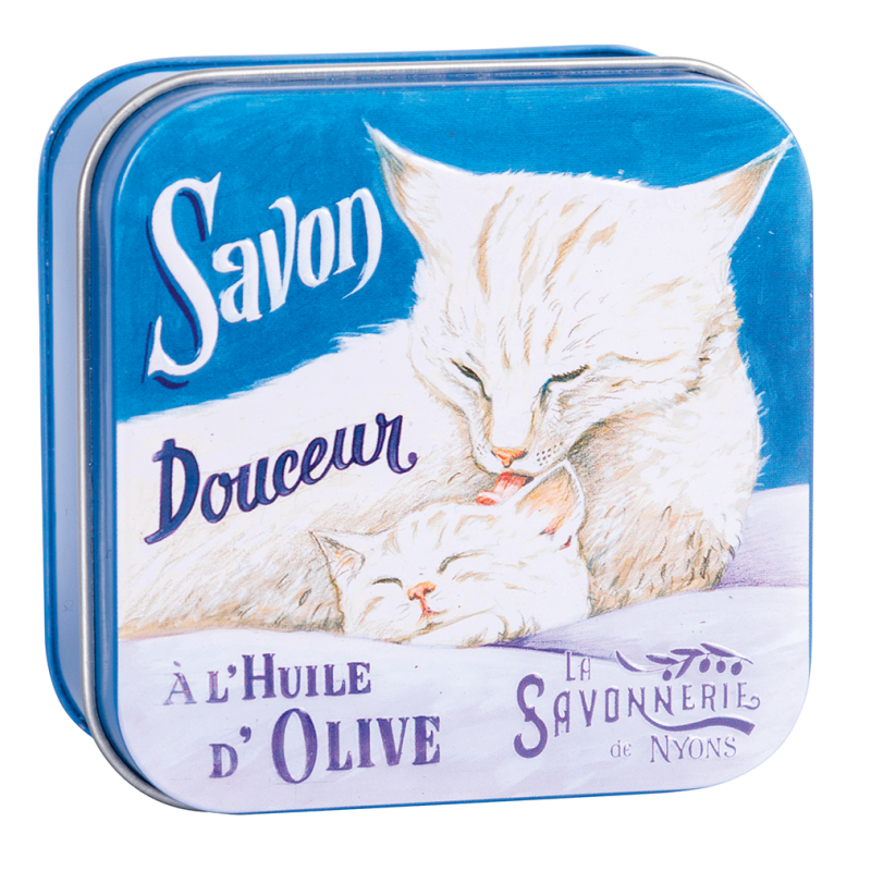 SAVON ROSE CHAT BLANC BM 100GR