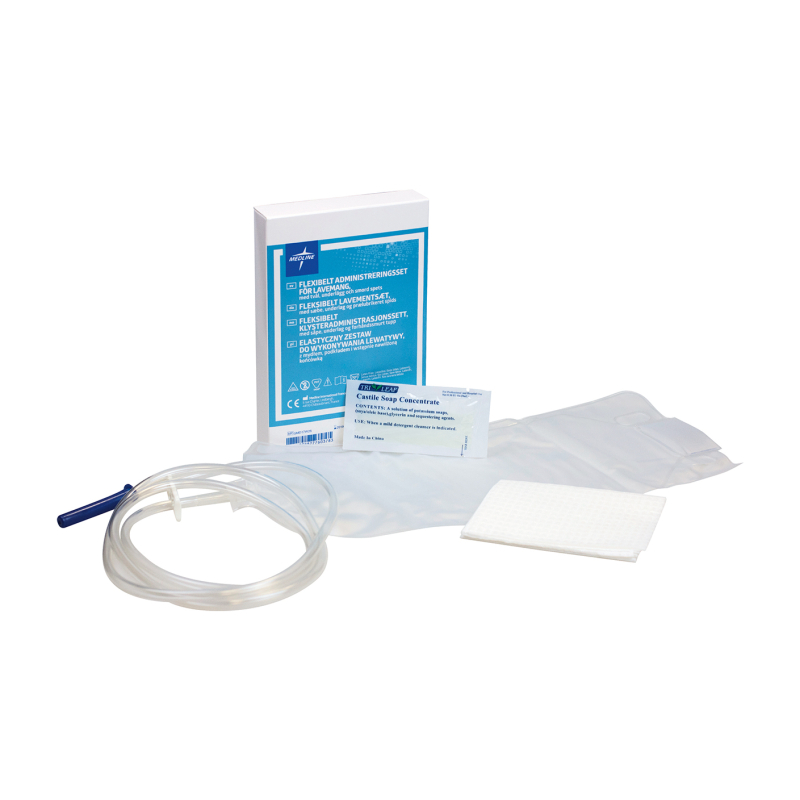KIT LAVEMENT ENEMA + CANULE PRELUBRIFIE