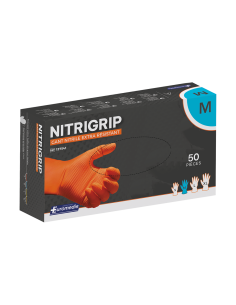 Gant en nitrile ORANGE sans...