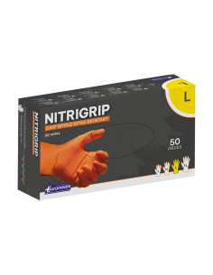 Gant en nitrile ORANGE sans...