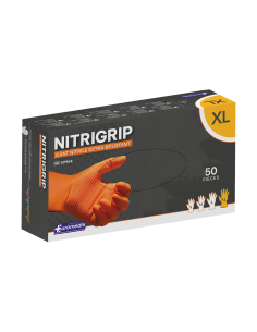 Gant en nitrile ORANGE sans...