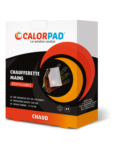 CHAUFFERETTE CALORPAD 8X11CM REUTILISABLE