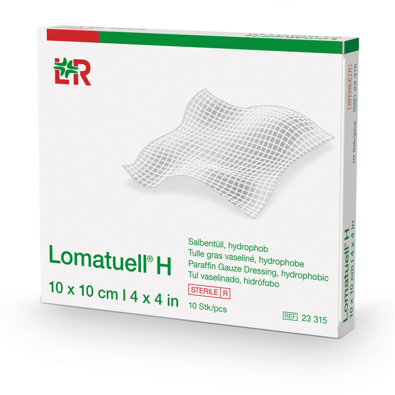 PANSEMENT LOMATUELL H 10X10CM VASELINE