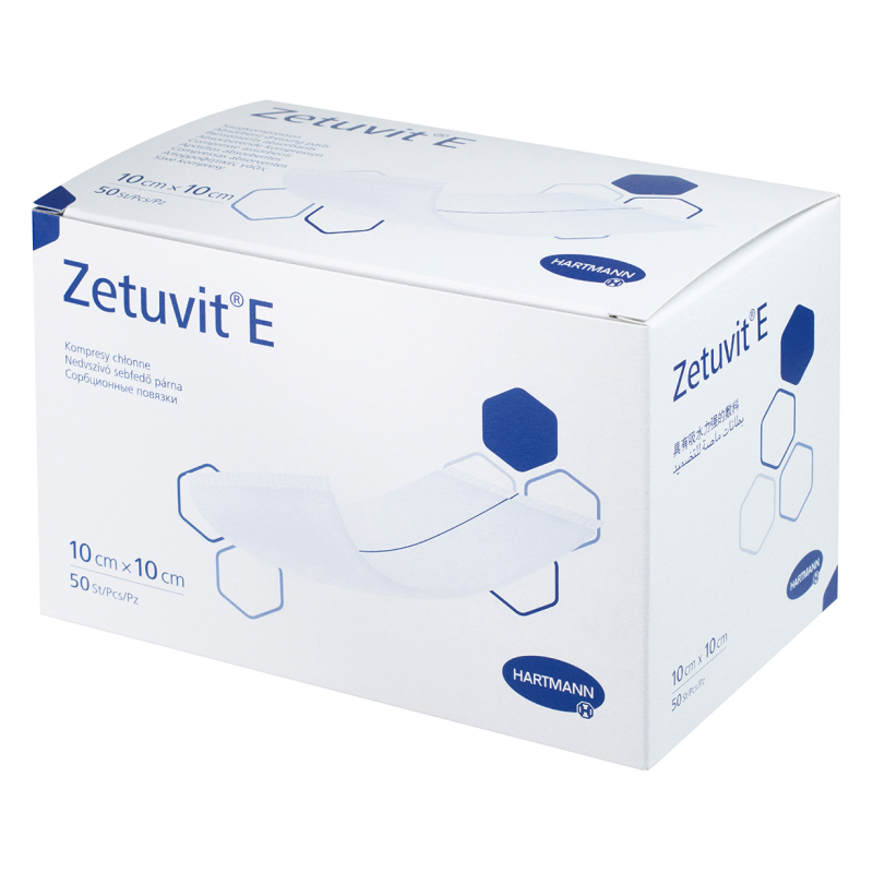 PANSEMENT ABSORBANT ZETUVIT E NS 10X10CM