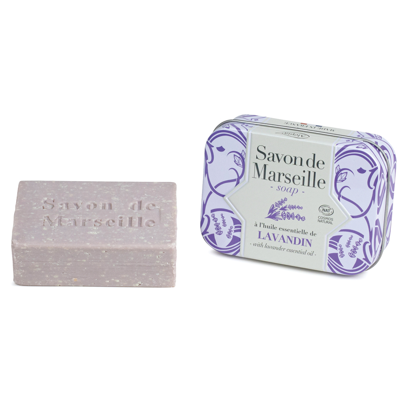 SAVON MARSEILLE LAVANDIN 100GR BOITE...