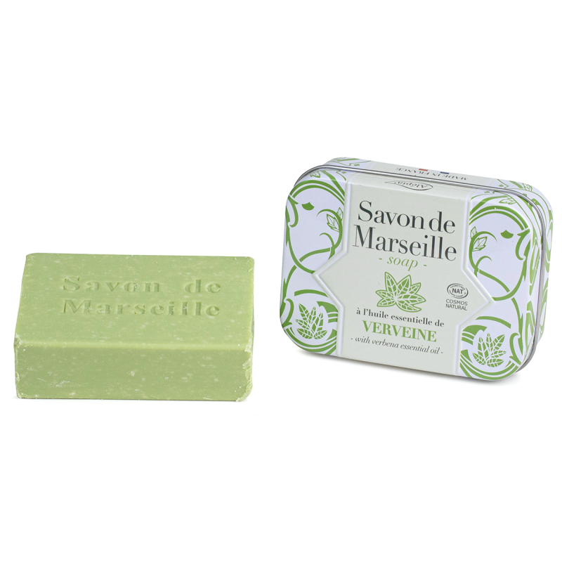 SAVON MARSEILLE VERVEINE 100GR BOITE...