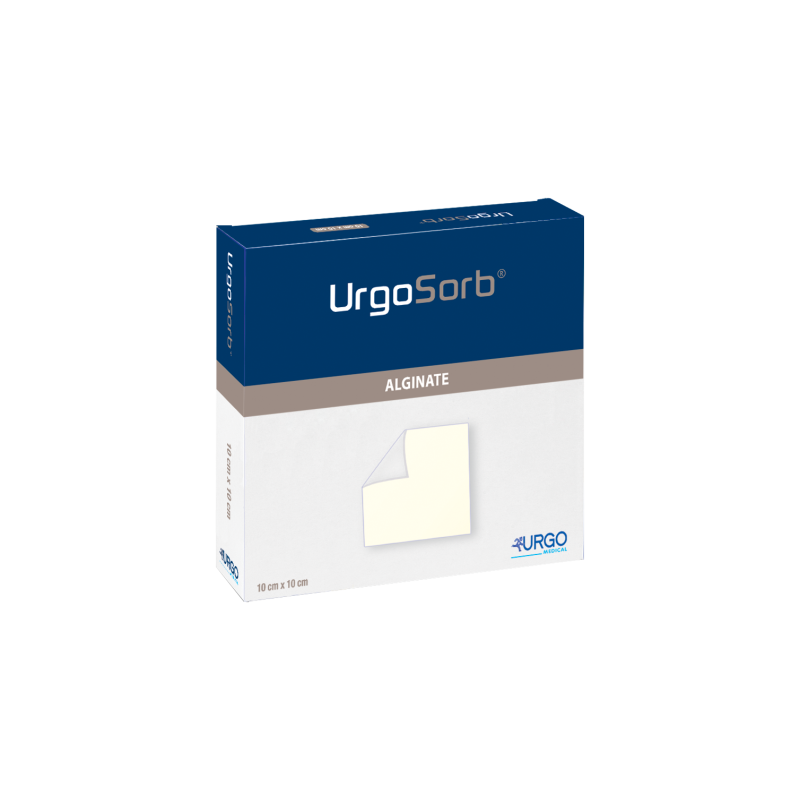 URGOSORB COMPRESSE ET MECHES 5 X 5 CM