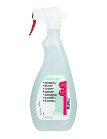 MELISEPTOL RAPID détergent désinfectant alcoolique WEST, flacon de 750ml