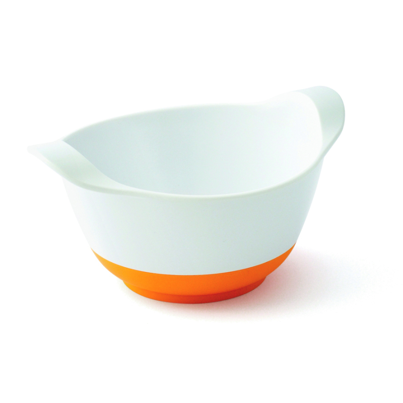 Bol à oreilles antidérapant blanc/orange