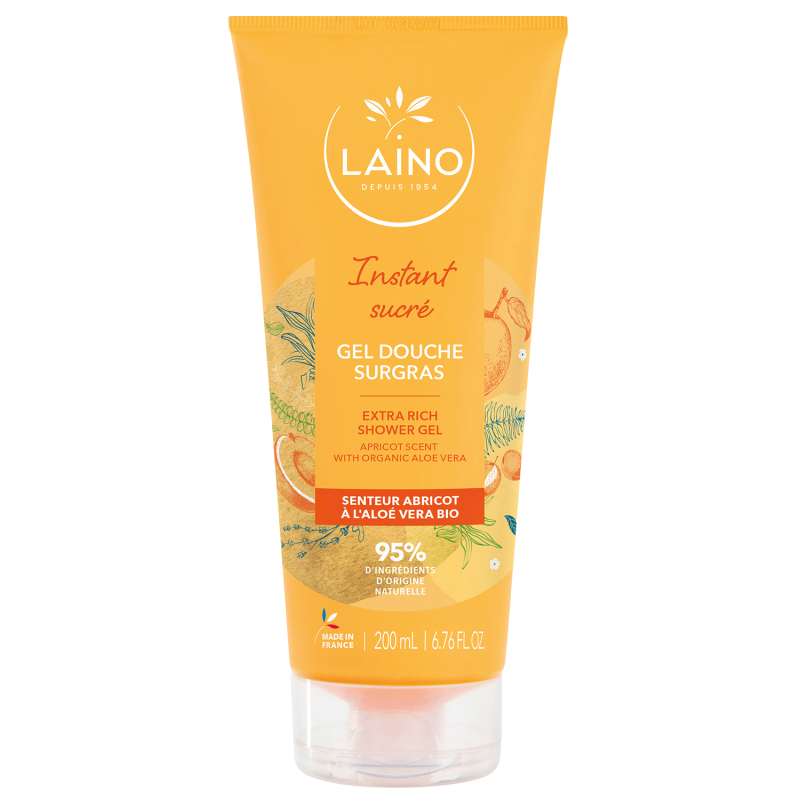 GEL DOUCHE LAINO ALOE VERA ABRICOT...