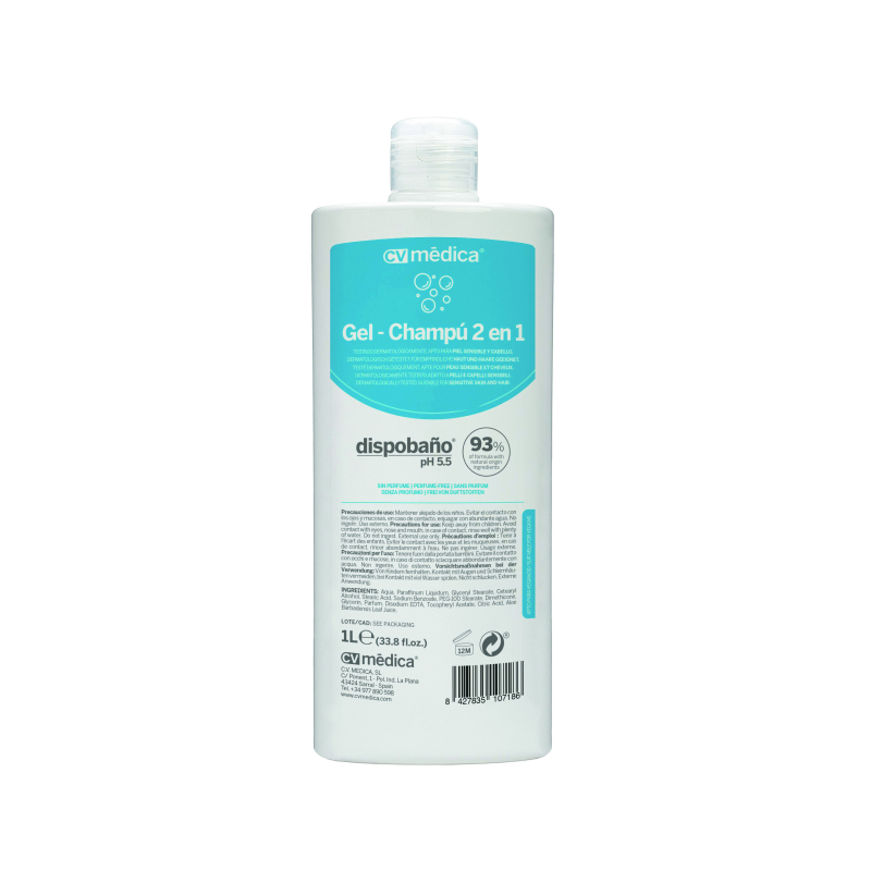 Gel douche corps et cheveux 2 en 1...