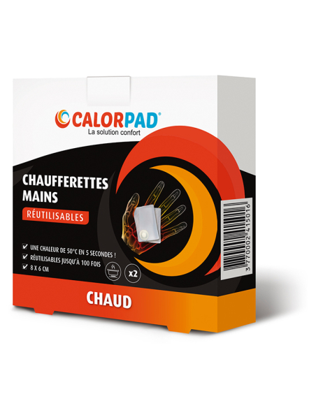 CHAUFFERETTE CALORPAD MINI X2 8X6CM REUTILISABLE