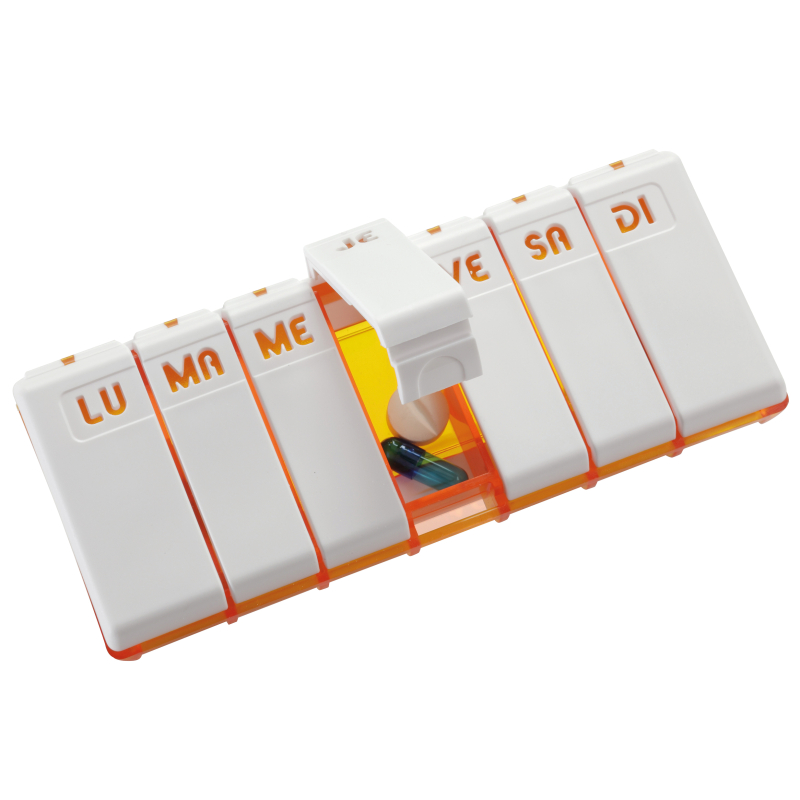 DISTRIBUTEUR SEMAINIER PILBOX TEMPO VERT