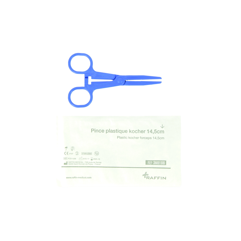 Pince plastique Kocher ST 14,5 cm x10