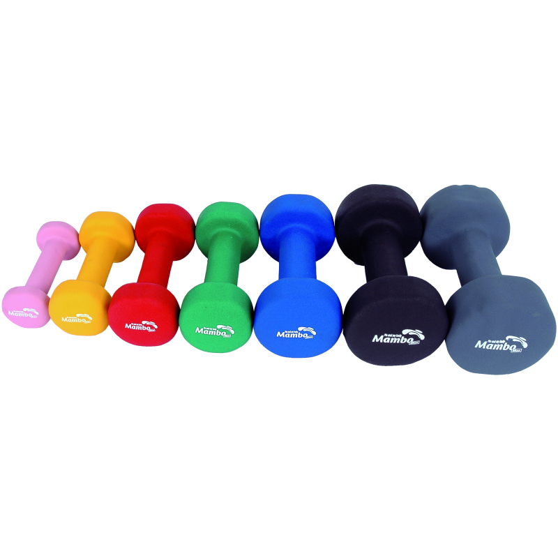 Paire d'haltères néoprène 0,5 kg