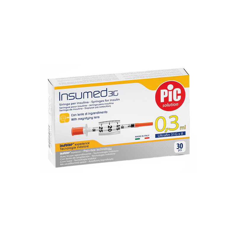 SERINGUE INSUMED 0,3ML 31GX8