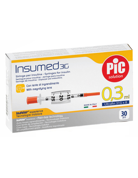 SERINGUE INSUMED 0,3ML 31GX8