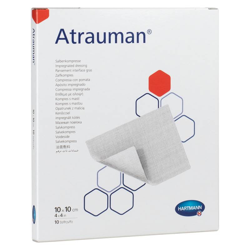 PANSEMENT ATRAUMAN 10X10CM LPP