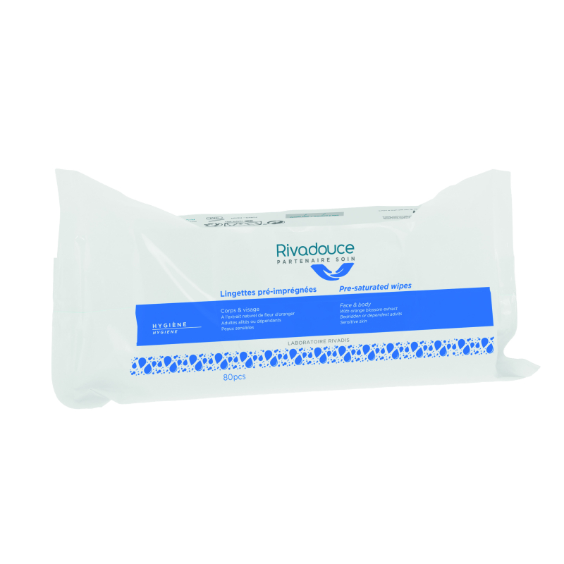 Lingettes imprégnées Rivadouce soin x50