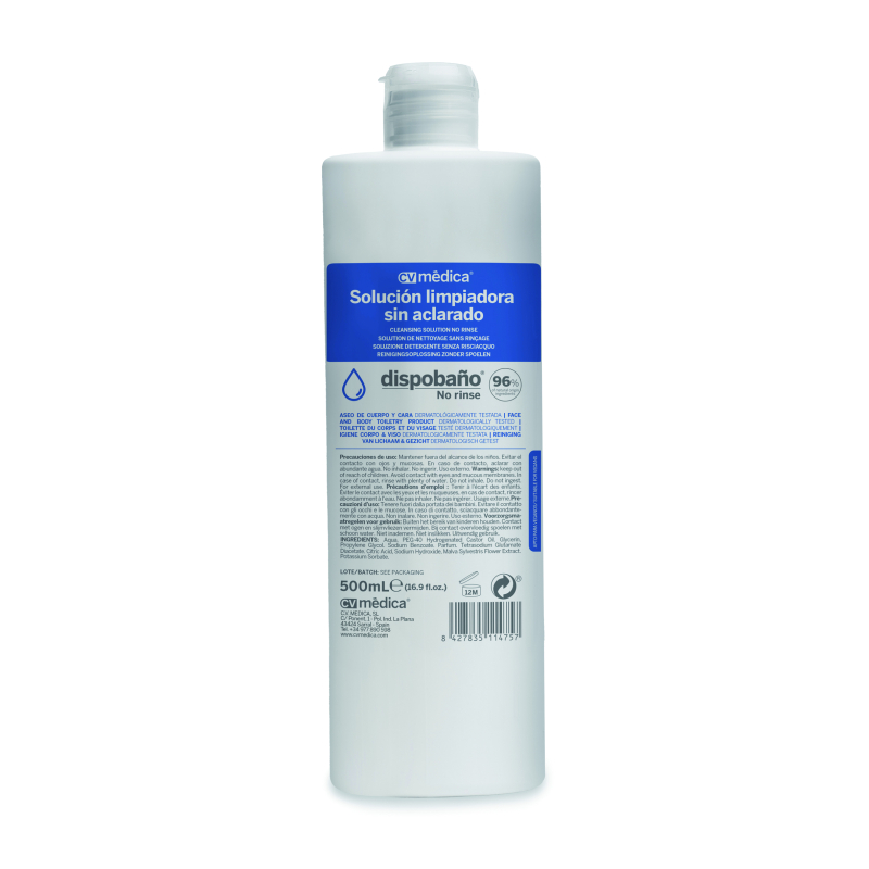 Solution sans rincage CV medica 500 ml
