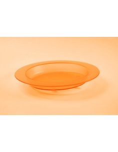 Assiette Ergo néon orange