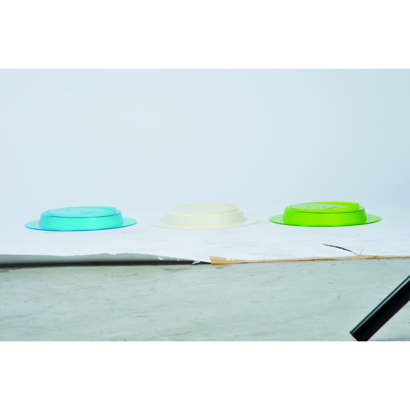 Assiette Ergo blanc ivoire