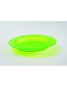 Assiette Ergo néon verte