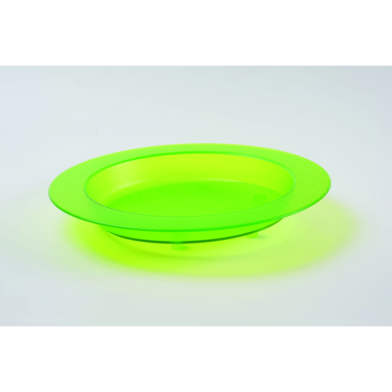 Assiette Ergo néon verte