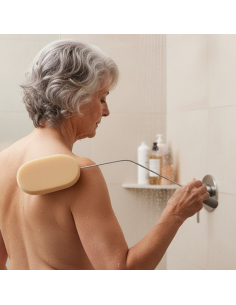 Eponge à manche pliable