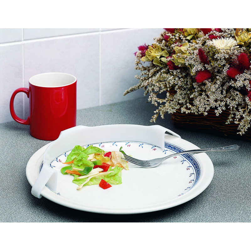 Rebord d'assiette droit