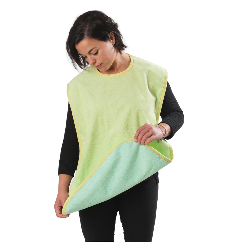 BAVOIR B DERMO 2 FACE VRAC VERT 50X70CM