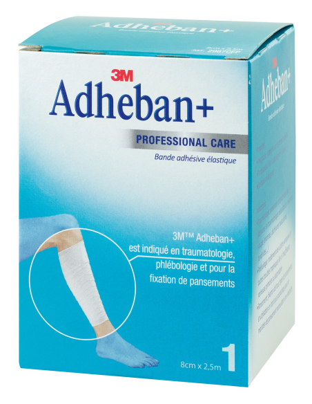 BANDE ADHEBAN PLUS 8CMX2,5M LPP