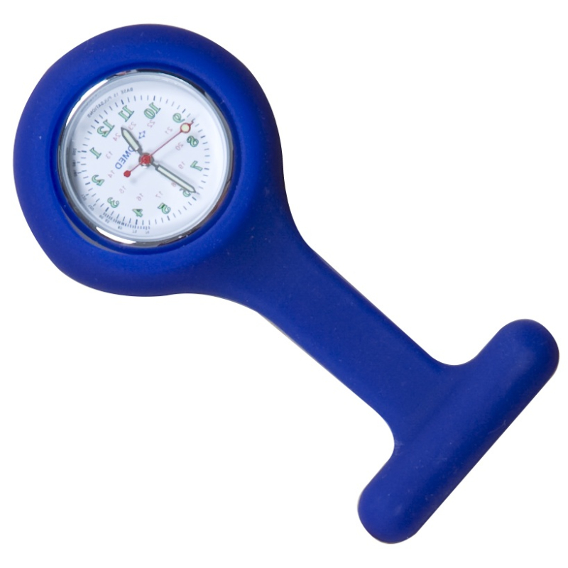 MONTRE INFIRMIERE SILICONE BLEU